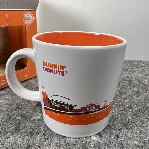 Dunkin' Donuts Destination Chicago 14 Oz. Coffee Mug 2013 New Damaged box - Picture 2 of 10